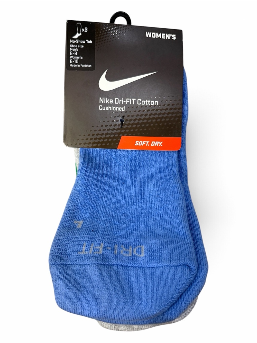 Nike Dri-FIT Cotton socks 3 pk NWT women’s 6-10